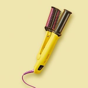 Titanium Rotating Styling Iron By Flower (yellow)